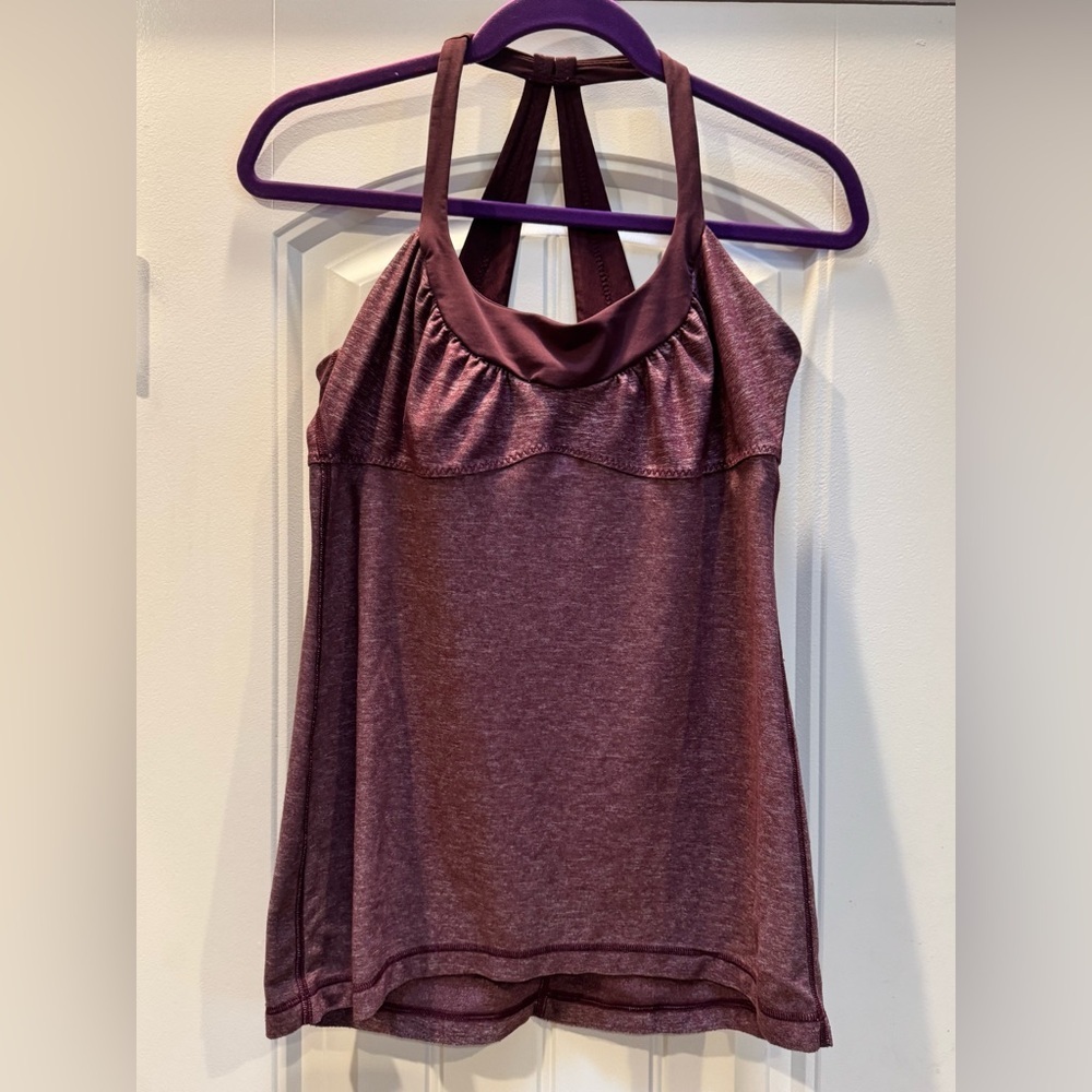 Lululemon Scoop Me Up Tank in Heathered Bordeaux Drama / Bordeaux Drama